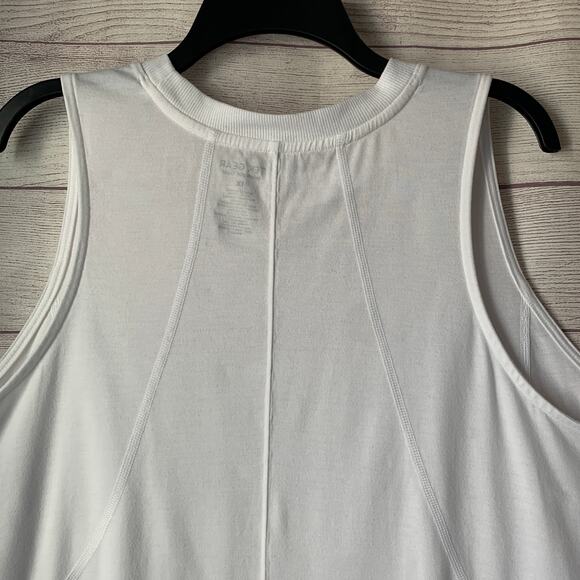 Tek Gear White Sleeveless Active Shirt or Tank Top Crew Neck Size 1X - Picture 12 of 15